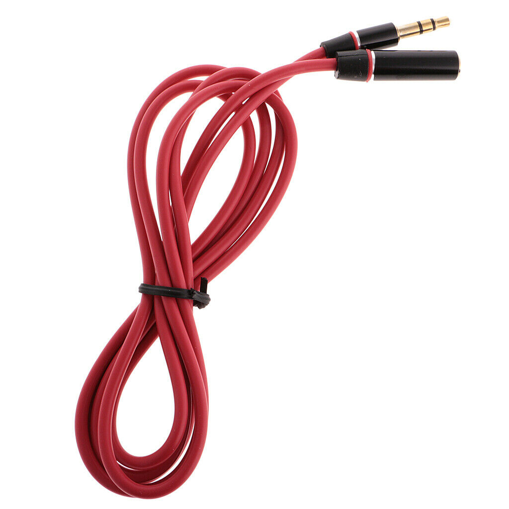 4ft 3.5mm 1/8" Stereo Audio Aux Headphone Extension Cable Cord M to F MP3