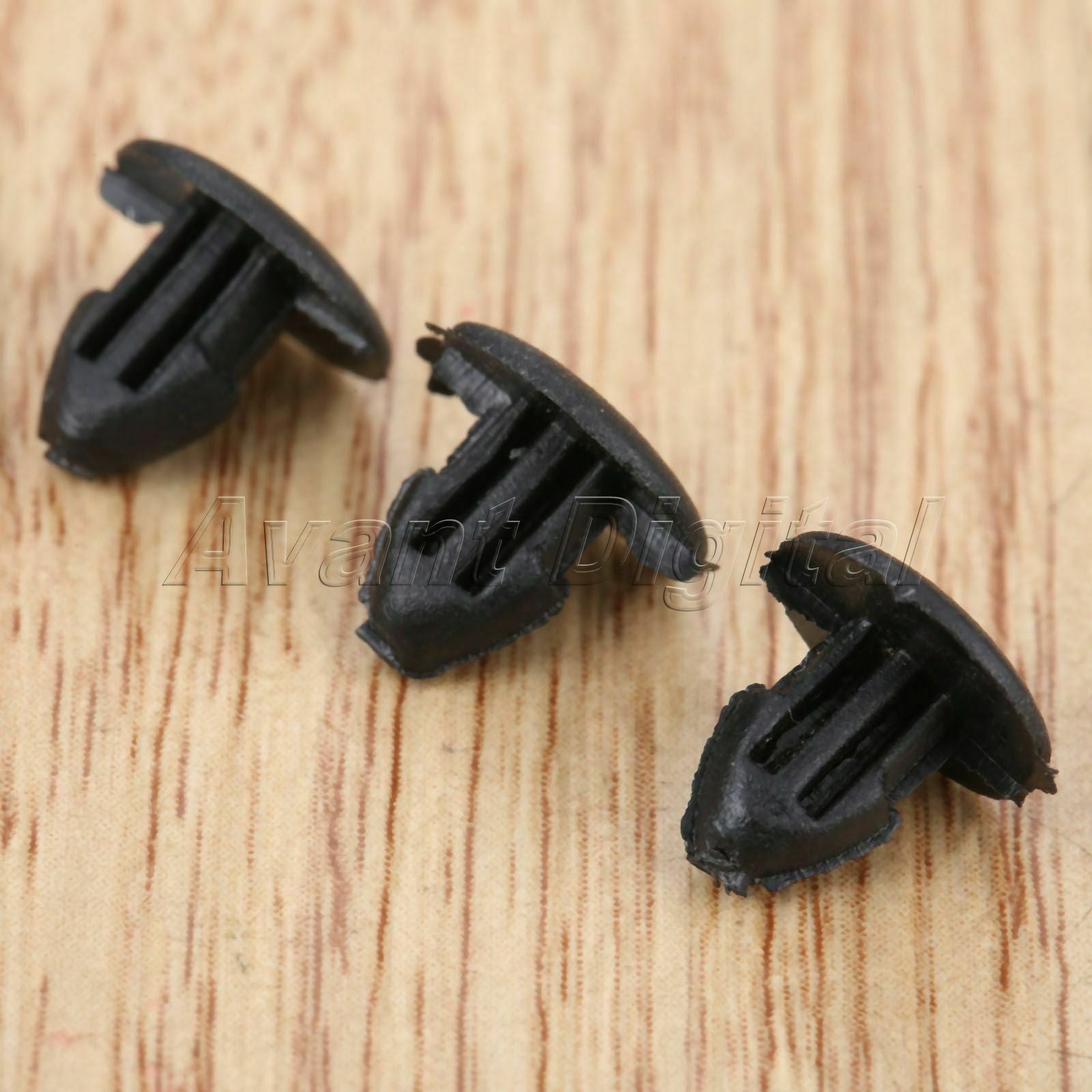 100x Auto 8mm Trim Clips Door Panel Interior Seat Fasteners Plastic Universal