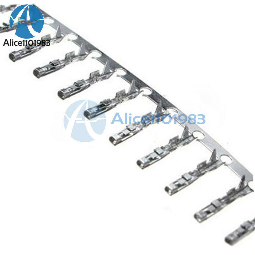 1000Pcs Dupont Jumper Wire Cable Housing Female Pin Connector Terminal 2.54mm AL