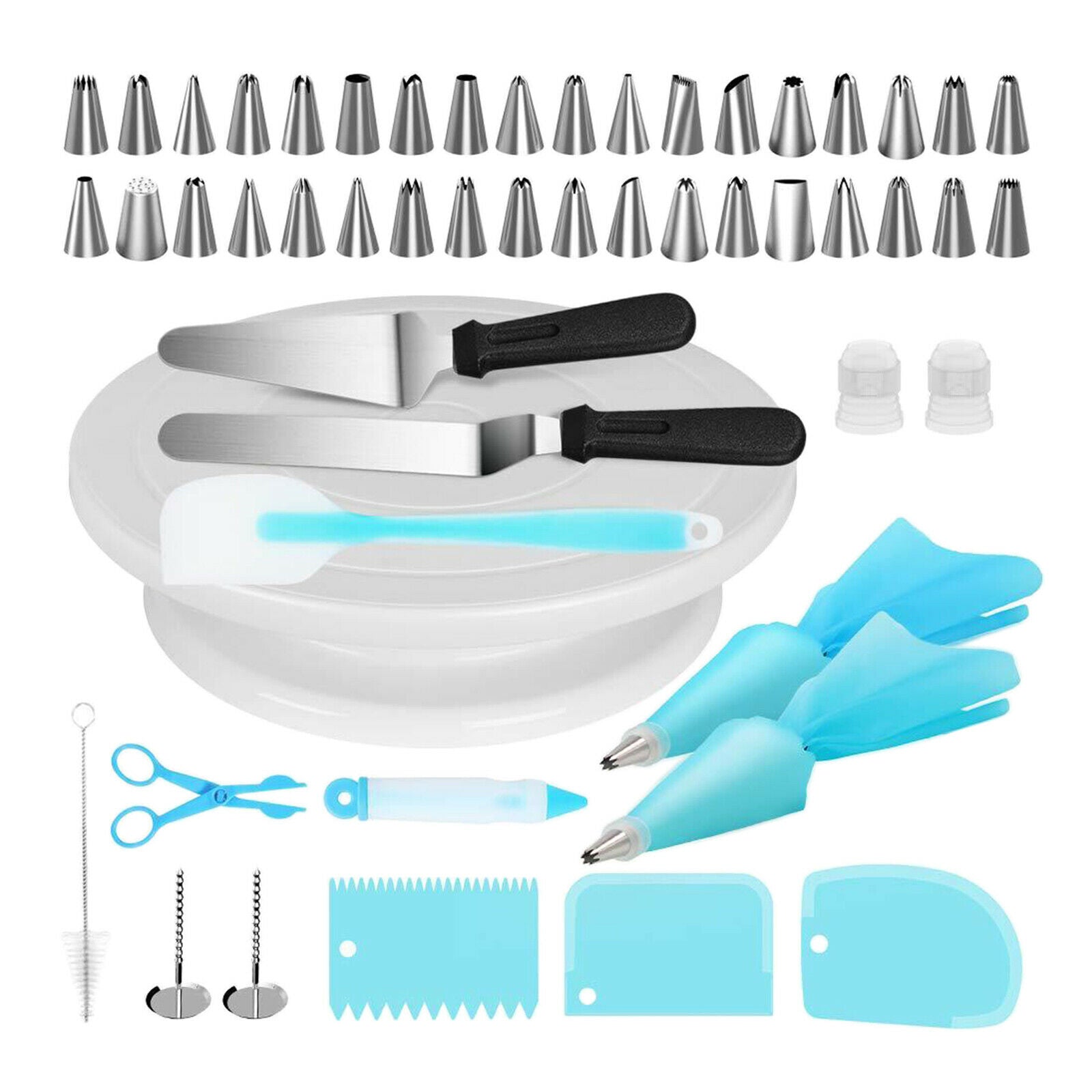 52pcs Cake Decorating Kit Set Kitchen Cake Decoration Equip Pastry Bag