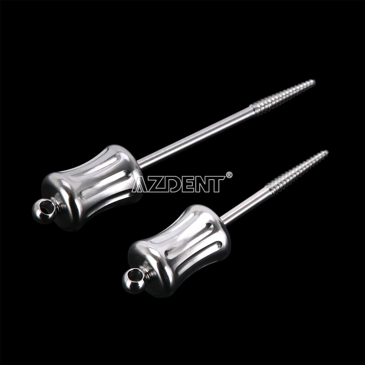 2 X Dental Long+Short Mini Manual Rotate Extraction Apical Root Fragments Drill