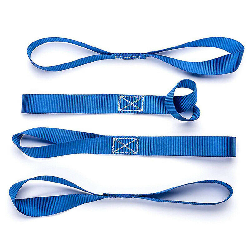 1X Soft Loop Tie Down Straps Ratchet Towing Cargo ATV UTV Motorcycle 600L.l8