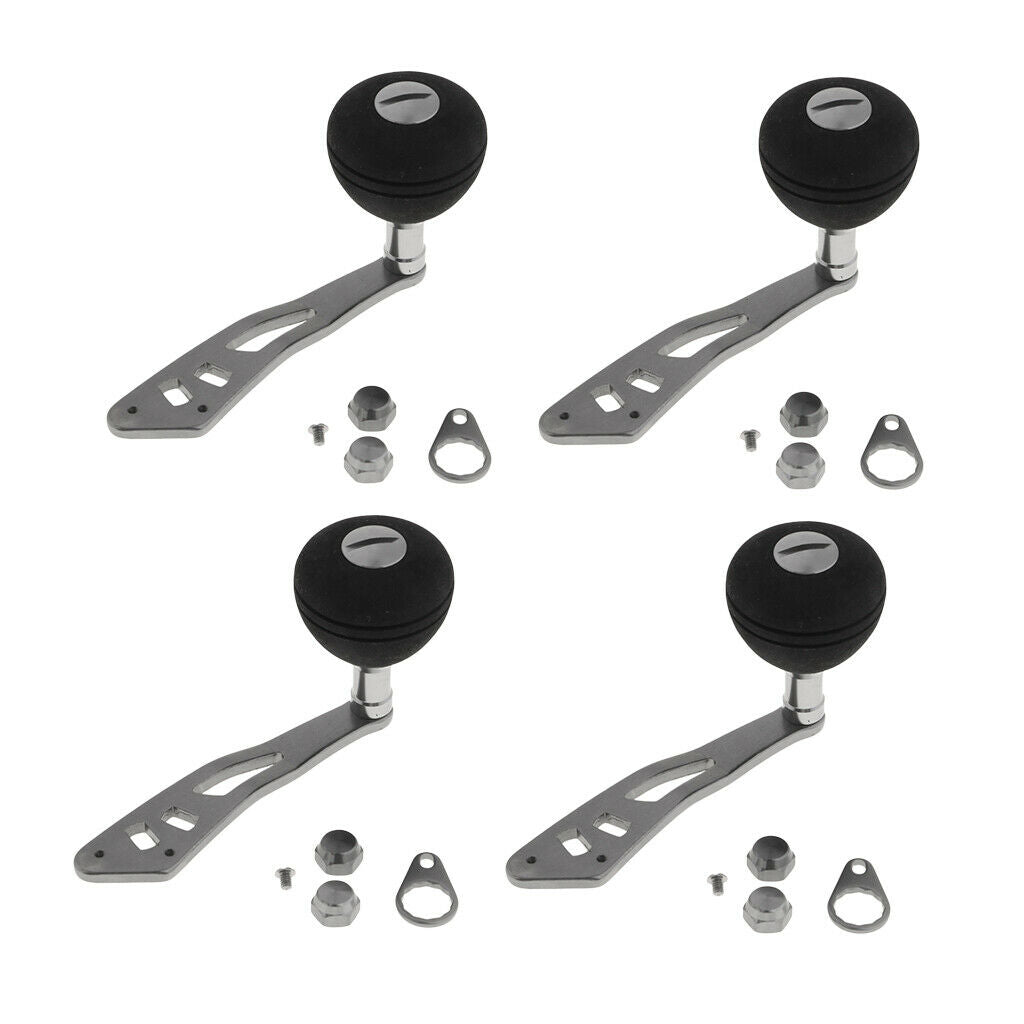 Prettyia       4pcs       Fishing       Reel       Handle       EVA       Oval