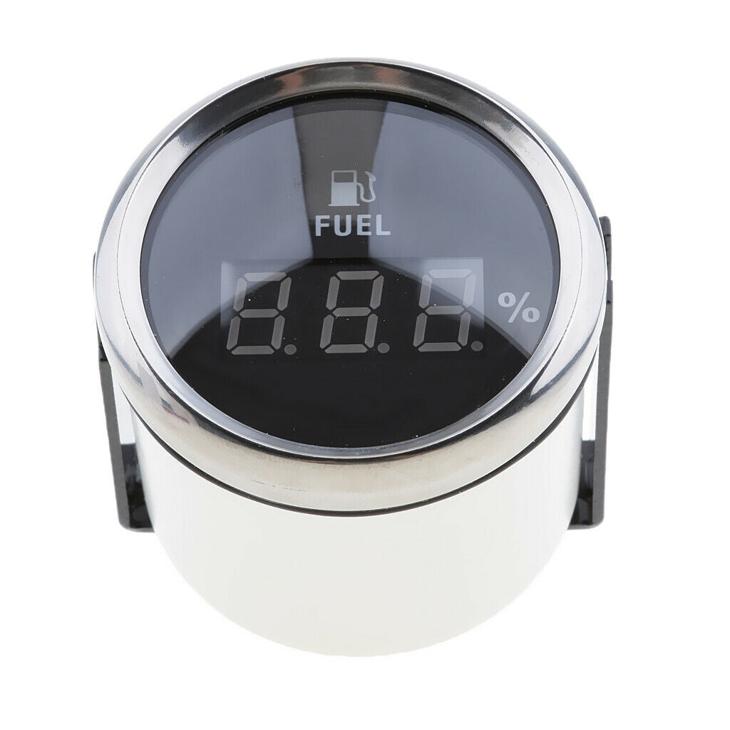 3X Waterproof Digital Fuel Gauge Marine Boat Parts Oil Pressure Indicator