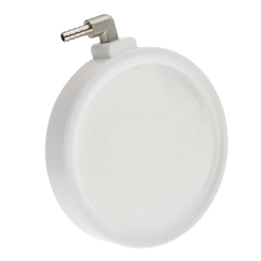 White Aquarium Air Stone Round Bubble Diffuser for Oxygenation in