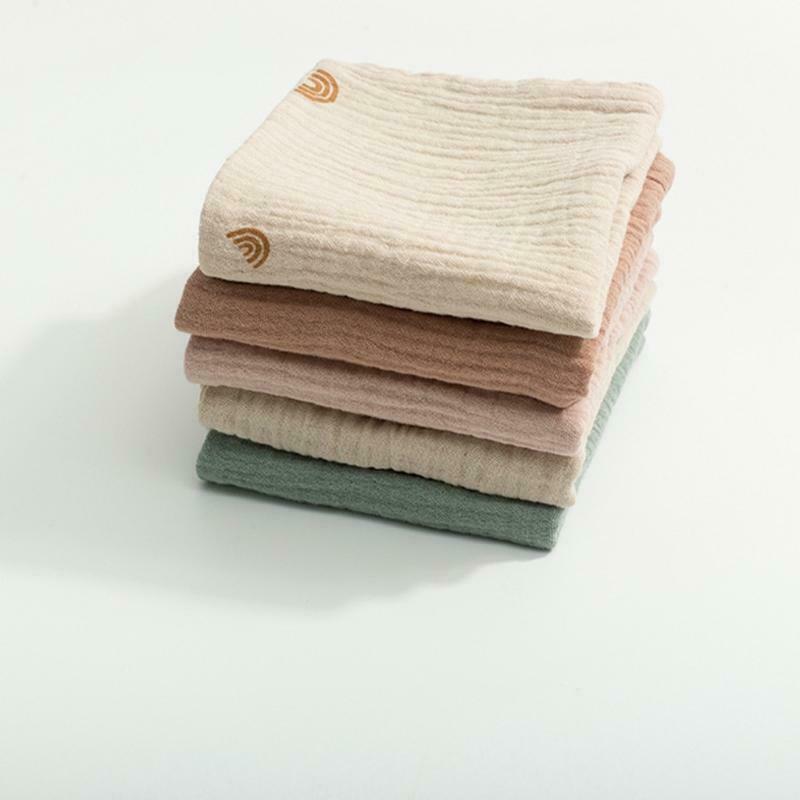 3 Pcs Baby Washcloths Newborn Saliva Towel Handkerchief Burp Face Wipe Accessory