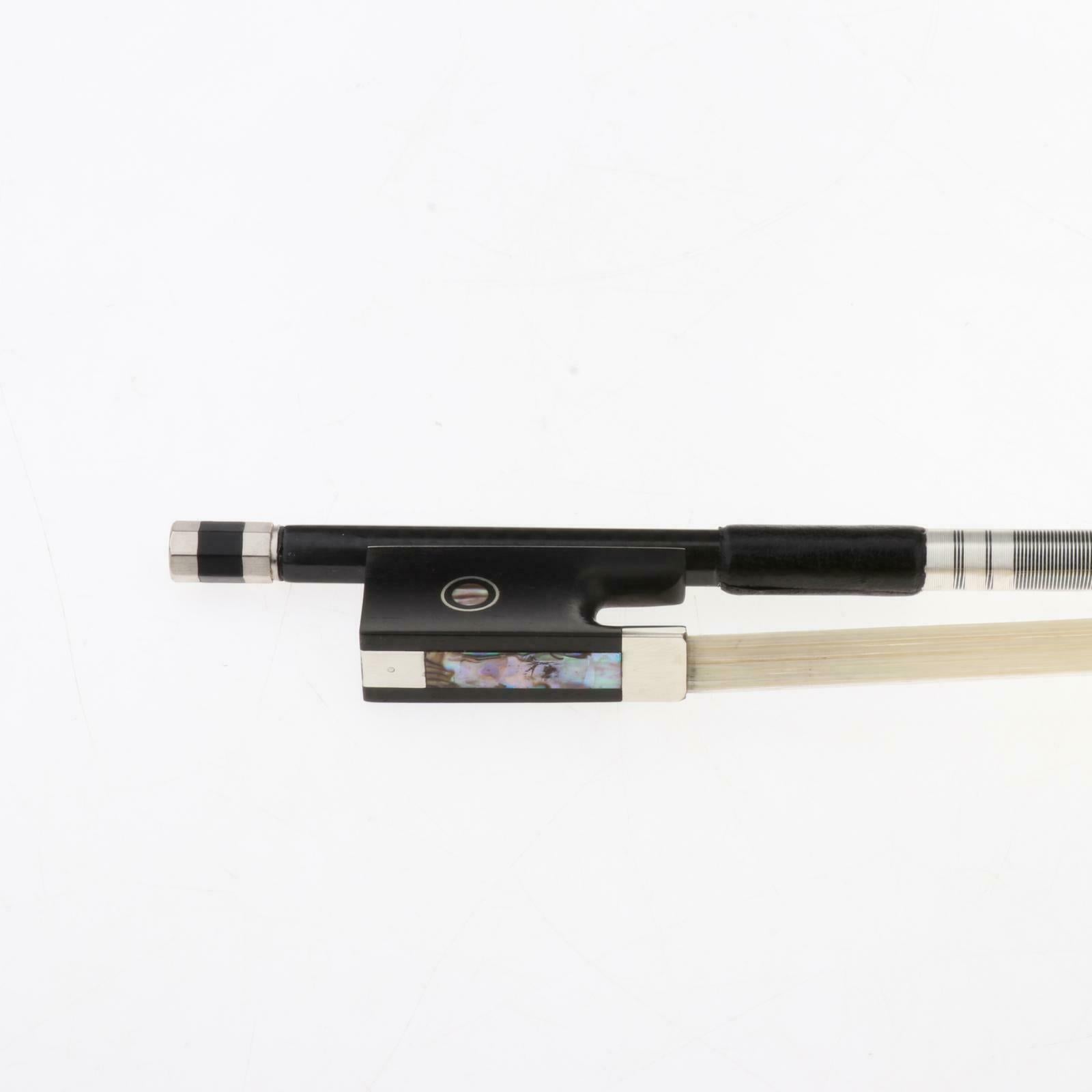 Well Balanced 4/4 Violin Bow Carbon Fiber and Wood 74cm for Adults Parts