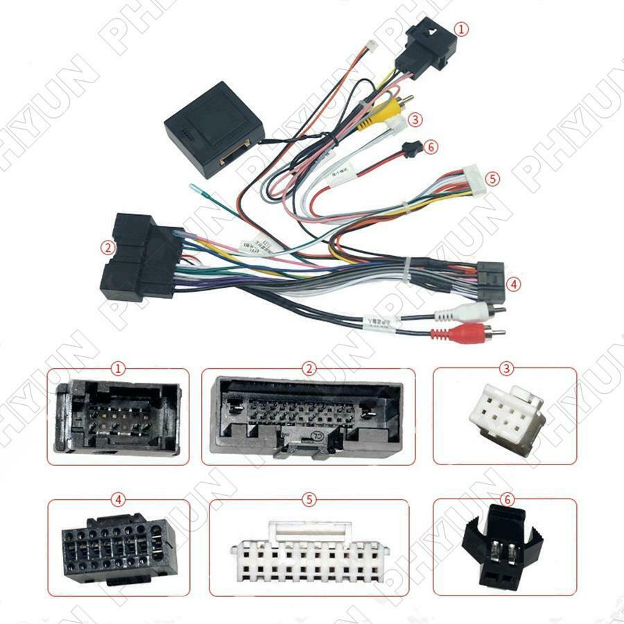 16Pin Car Radio Wiring Harness + Canbus Box For Ford Edge 2015-18 Explorer 2018+