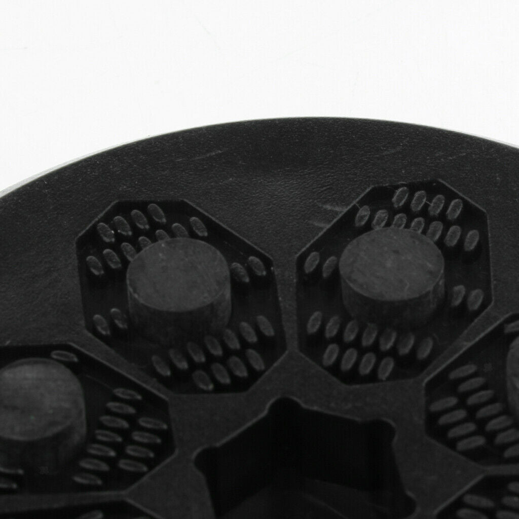 Black Slide Puck with 8 Flintstones Wear Resistant for Skateboard Longboard, Can