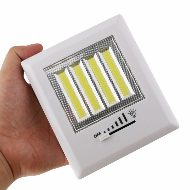Wireless with Magnetic Cob Led Dimmable Wall Light Switch Closet Night Light