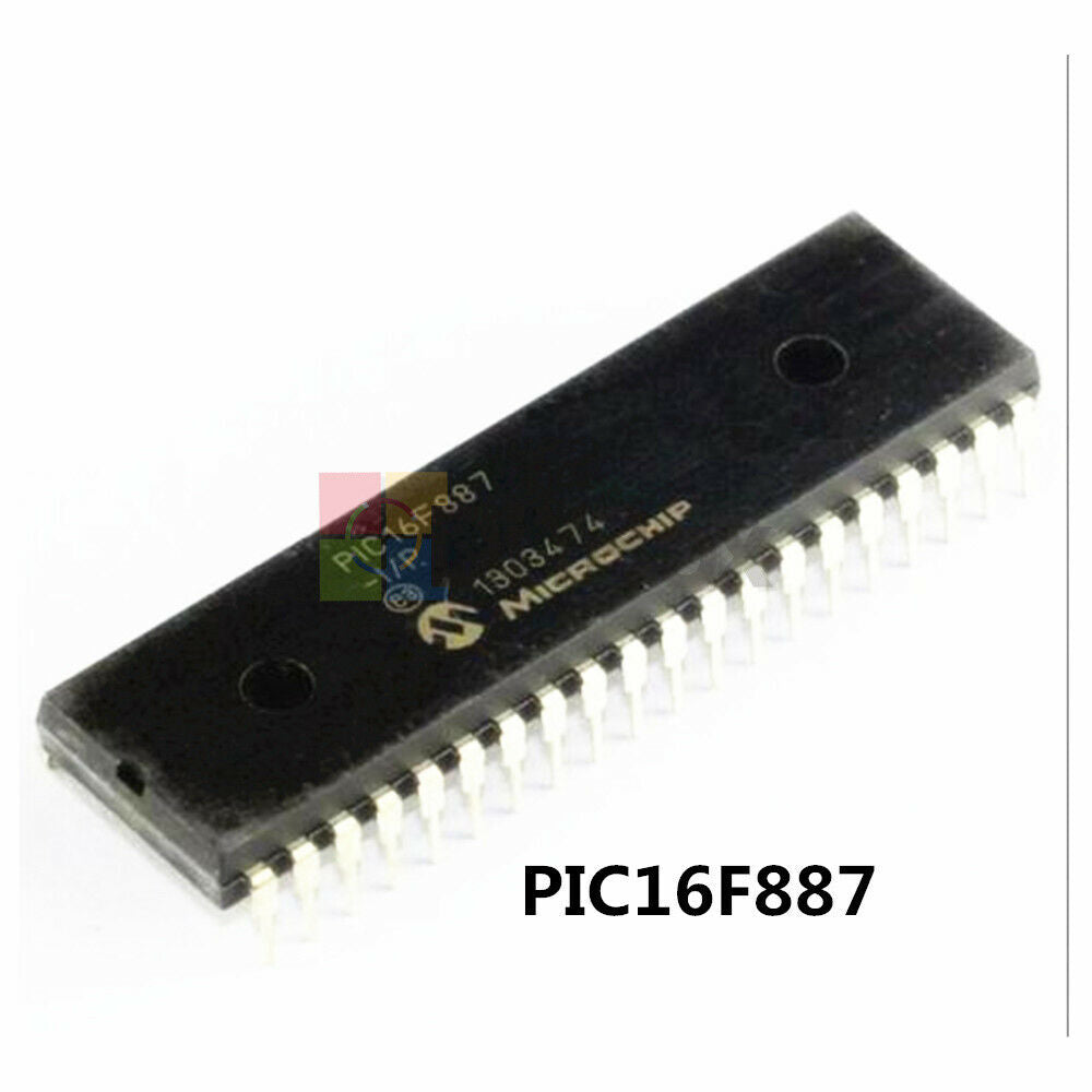 5PCS PIC16F887-I/P DIP-40 PIC16F887 MICROCHIP IC PIC16F887 DIP-40