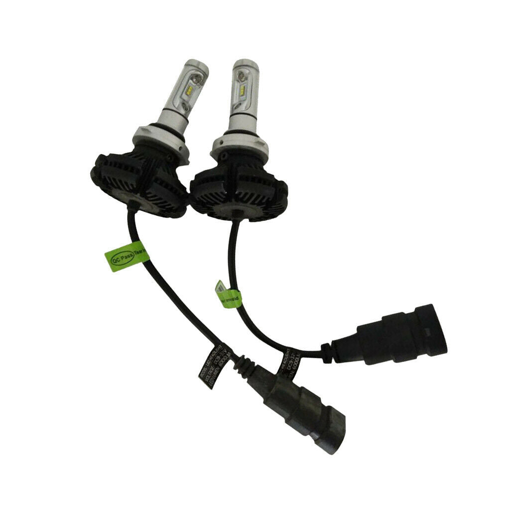 Pair 9006 9V-32V Car Motorcycle Headlight Bulb 6500K 50W Fog Driving Light
