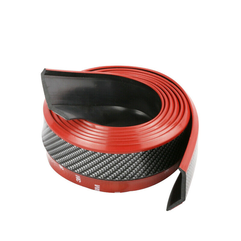2.5M Car Front Bumper Lip Splitter Body Spoiler Chin Skirt Protector 6CM Width