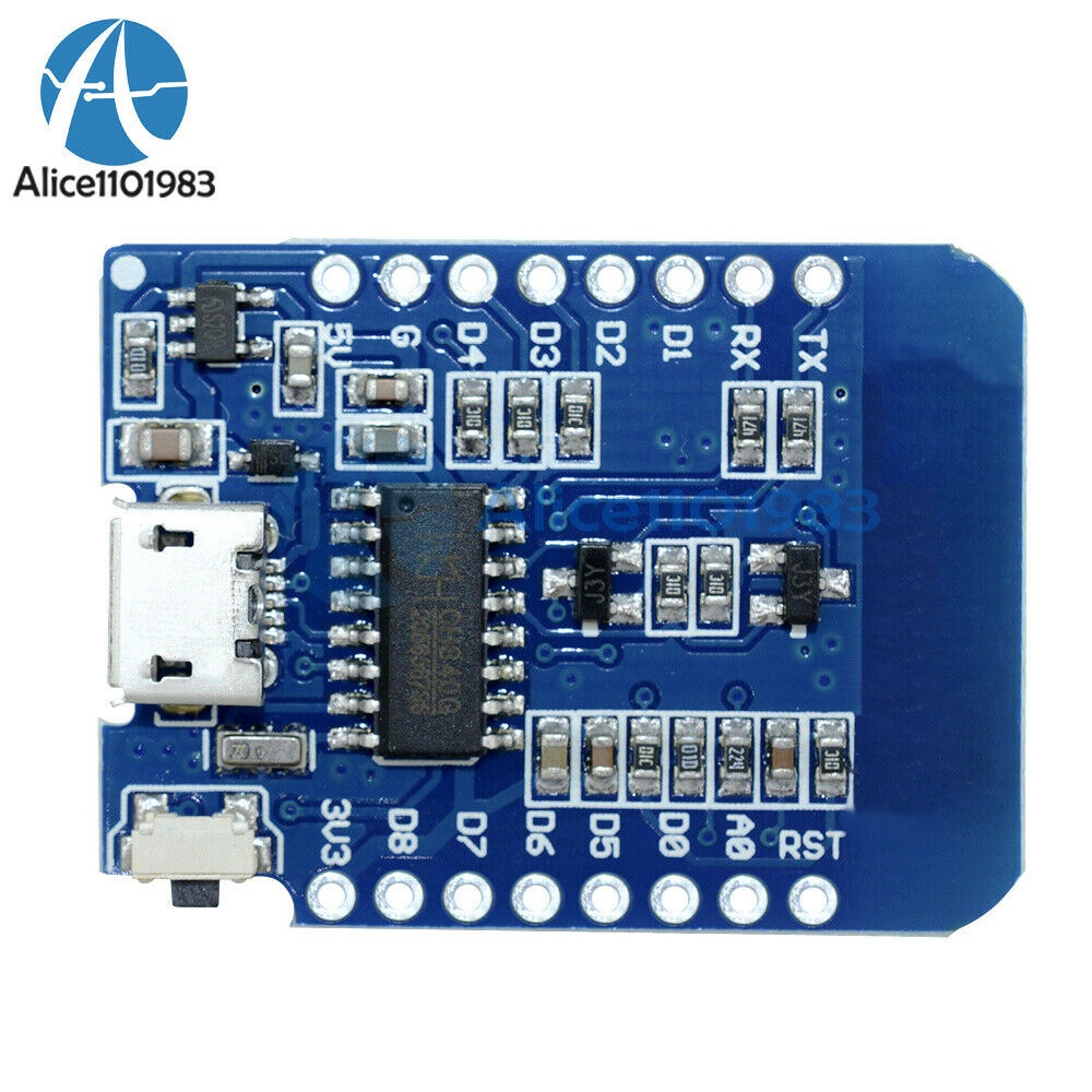 2 x USB NodeMCU Lua ESP8266 ESP-12 4M Bytes WeMos D1 Mini WIFI Development Board