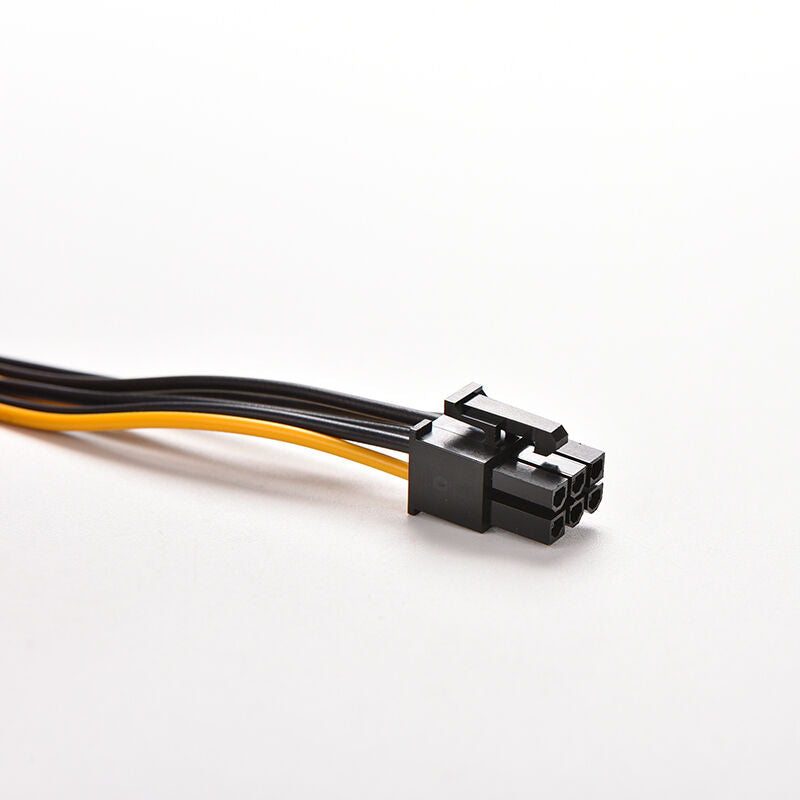 20cm SATA 15 Pin Male to 6 Pin PCI-Express PCI-E Card Power Adapter Cable、.Z NC