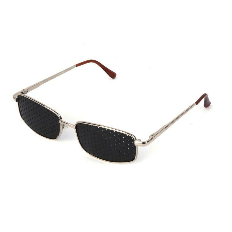 Metal Pinhole Glasses Exercise Eyewear Eyesight Improvement Vision Training