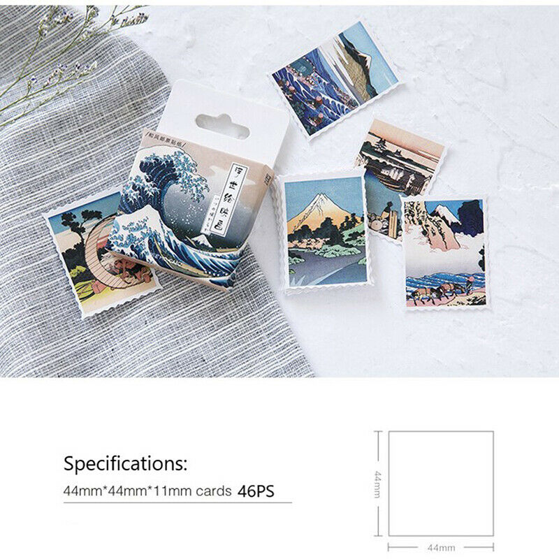 45pcs/pack Creative Japanese Prints Decorative Stationery Stickers DIY Diary TH