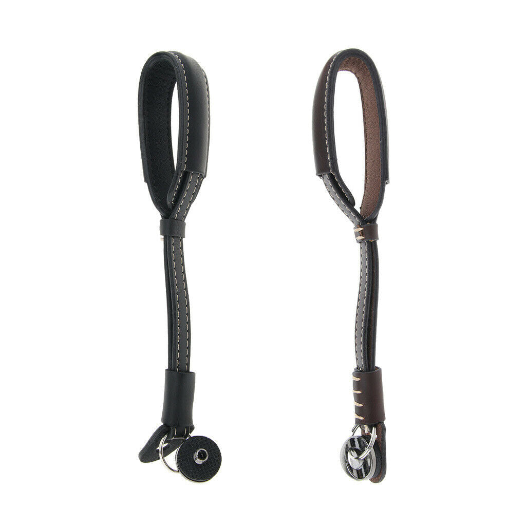 Adjustable PU Leather Lanyard Wrist Strap Belt for DJI OSMO Mobile 2 - Brown