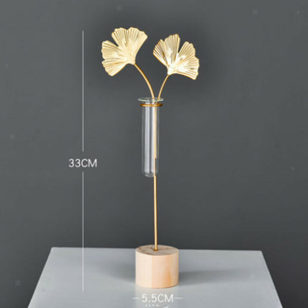 Flower Vase Decorative Test Tubes Vase Hydroponic Plants Indoor Office Decor
