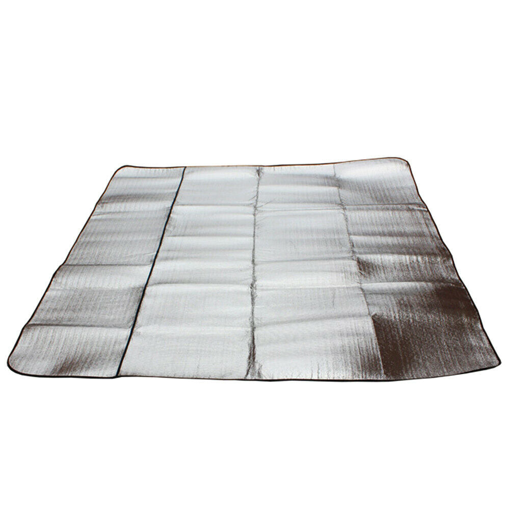 Aluminum Foil Sleeping Mattress Mat Pad for Outdoor Camping Picnic 150x200cm