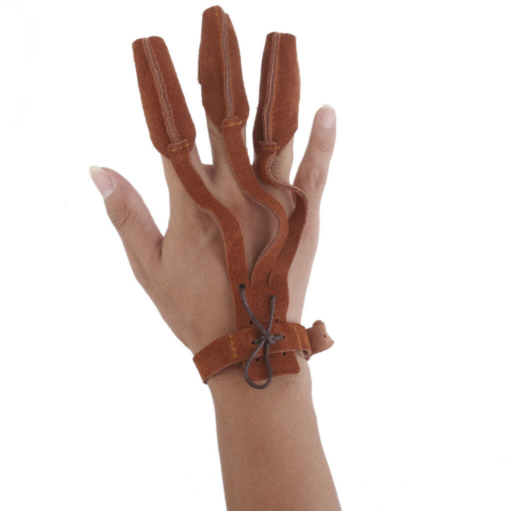 3 Finger Gloves Finger Protection Sports Accessory Shooting with Archero Comodo