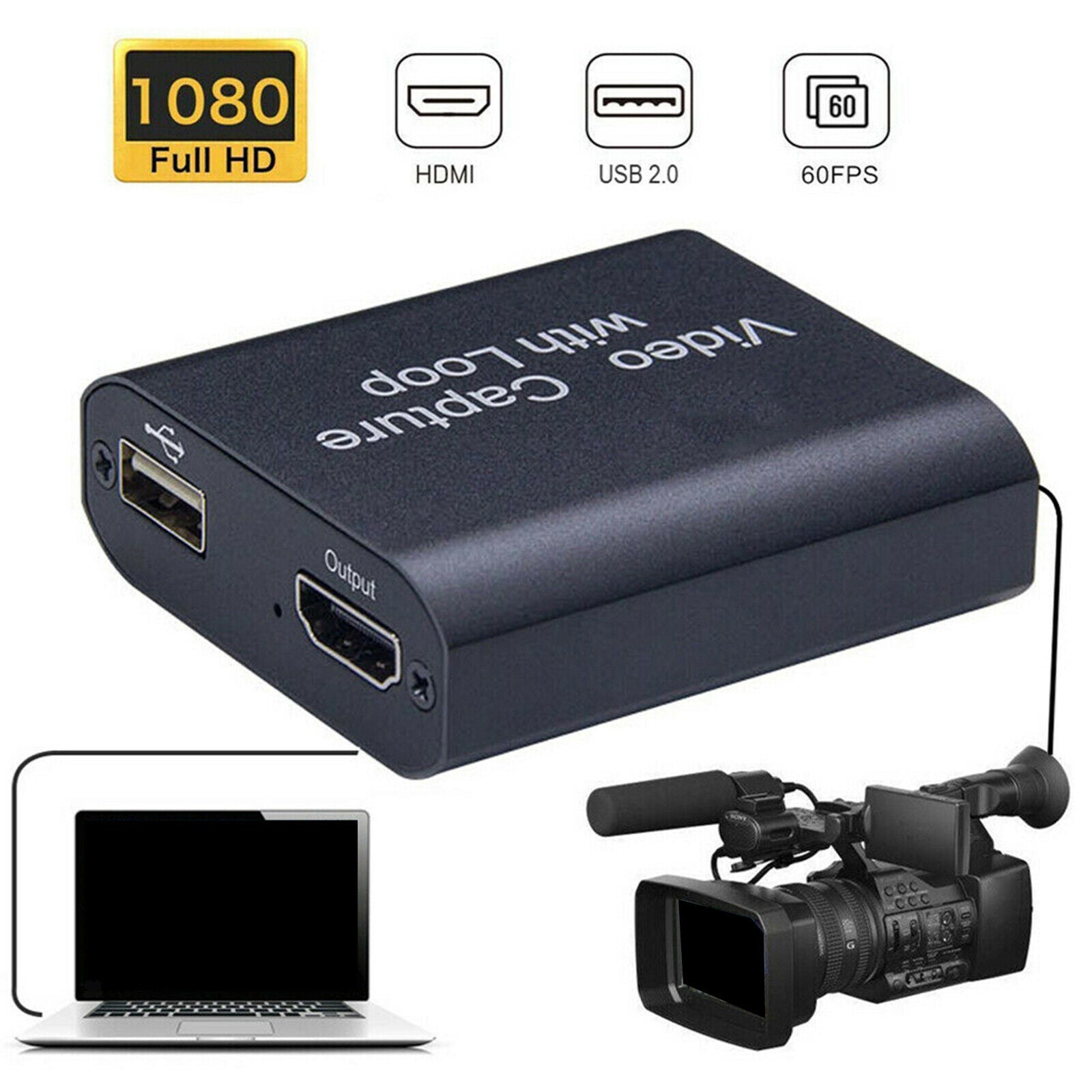 USB 3.0 1080P Audio Video Capture Card for High Definition Acquisition
