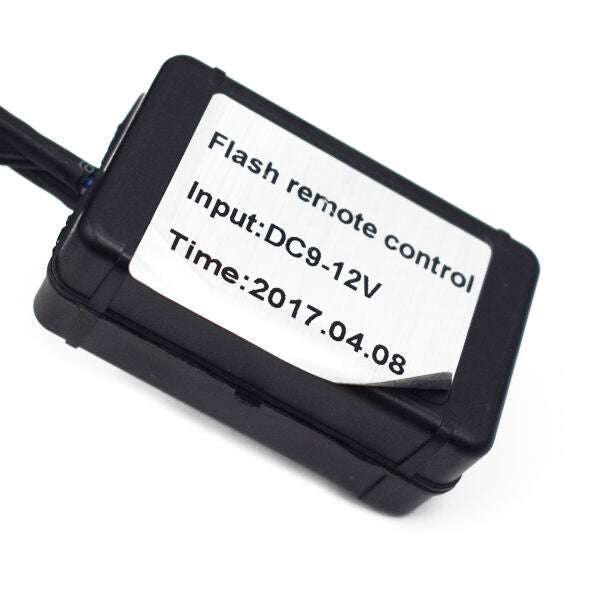 12V Car Remote Control Flash Strobe 2Lead LED Light Wiring Harness Kit Advanced