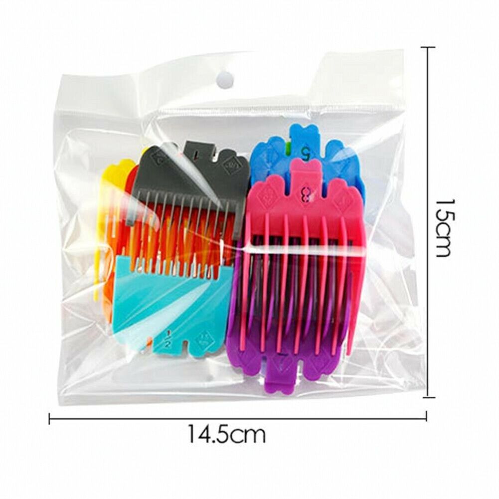 10pcs Set Clippers Calipers Hairdressing Supplies Haircut Positioning Limit Comb