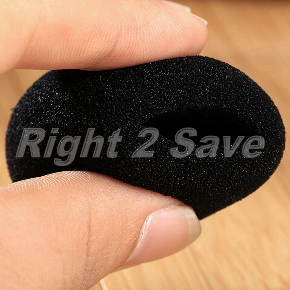 5PCS Black 15mm Dia Stage Mic Microphone Soft Foam Mic Cover 45mm Long