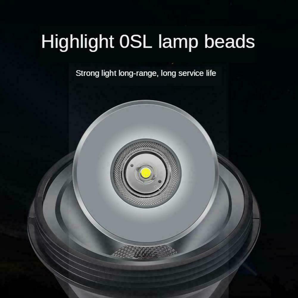 Super Bright Torch Powerful LED Flashlight USB Rechargeable Portable X4A0