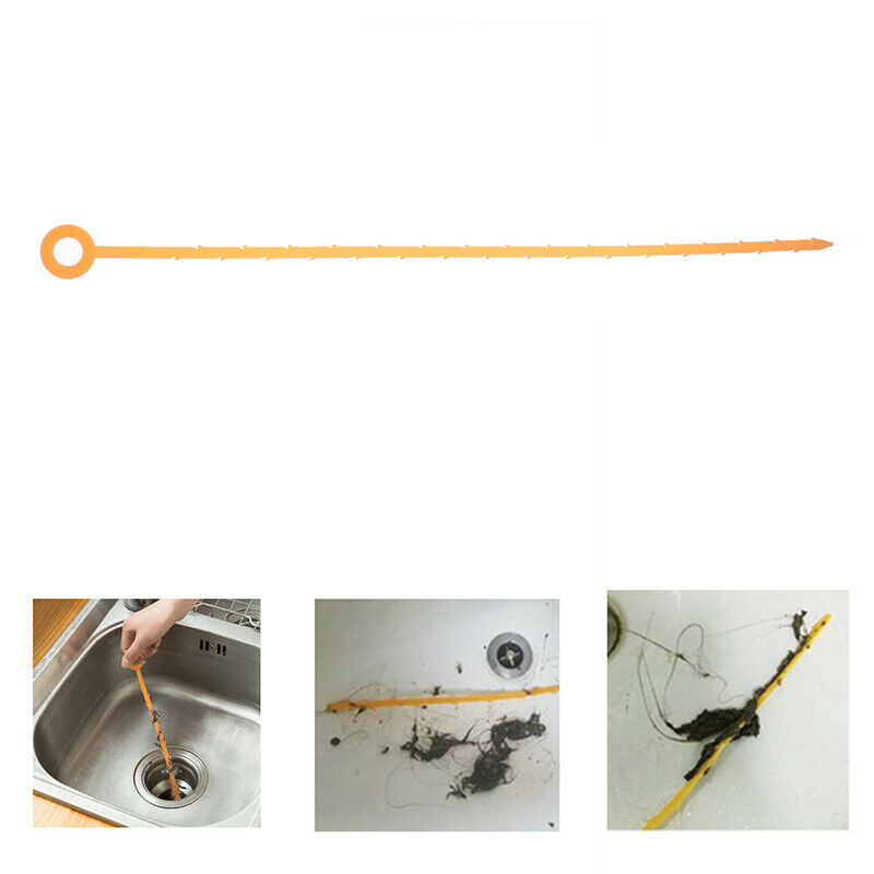 Sink Hair Cleaning Kitchen Bathroom Sewer Filter Drain Clean Clog Too.l8