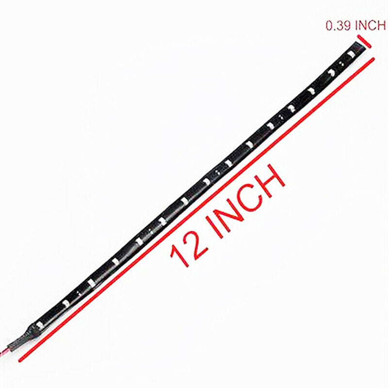 2x 12" 12V Red&Green Waterproof LED Strip Light for Bow Boat Marine Navigation