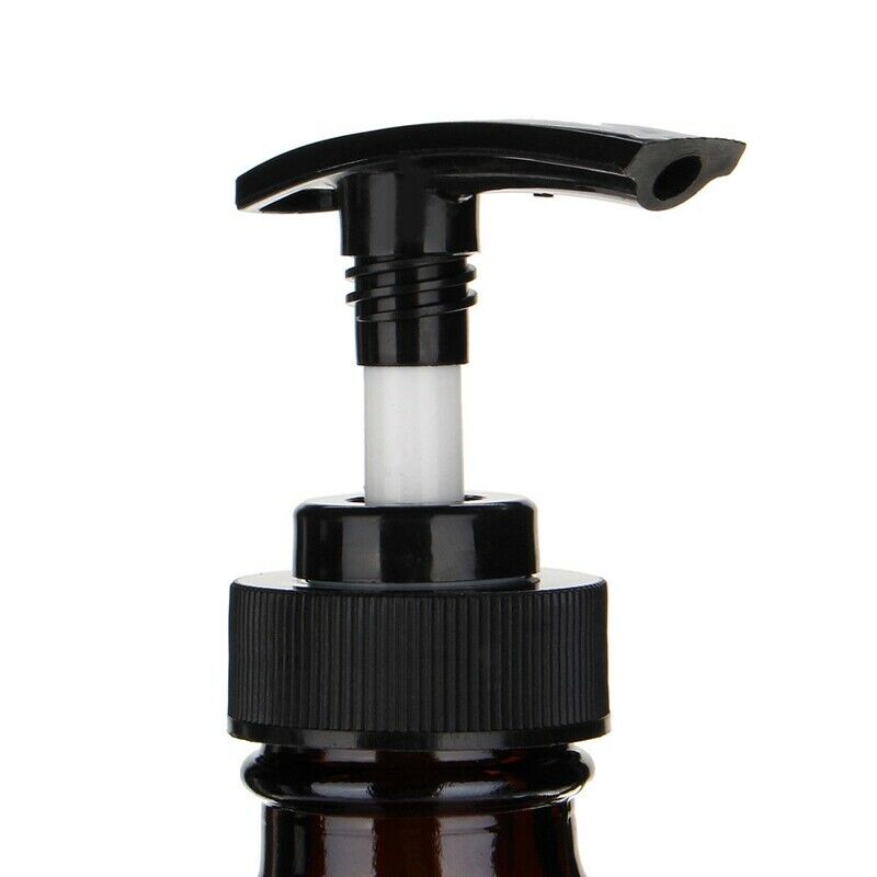 1pc Amber Glass Trigger Spray Pump Bottles Essential Oil Aromatherapy Reusable