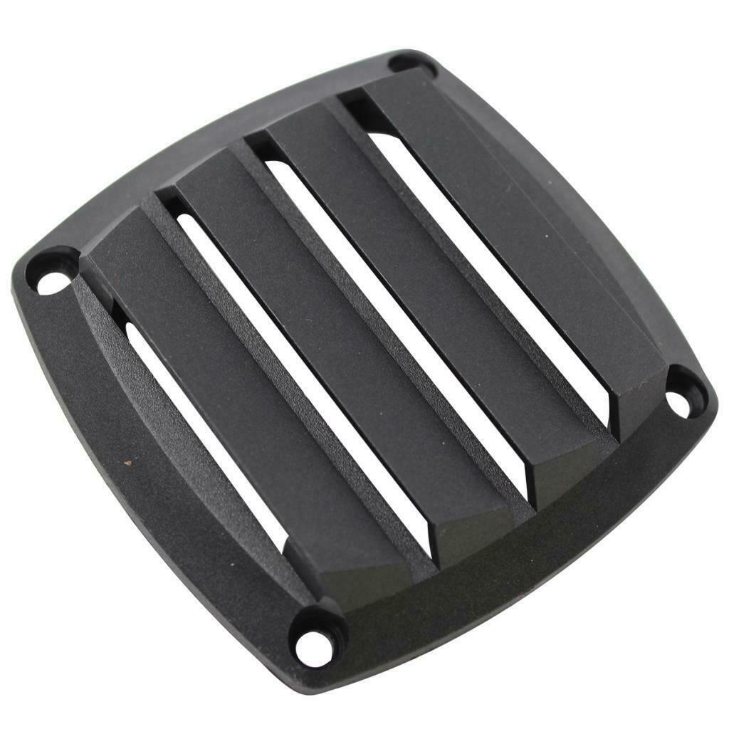 4Pcs Multi Purpose Plastic Louvered Vents Marine 3-1/4'' Tube Air Vent Black