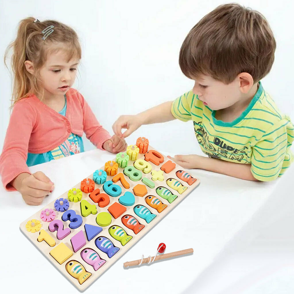 kids Matching Board Toys Shapes 4 in 1 Nesting Baby Gifts Enlightenment