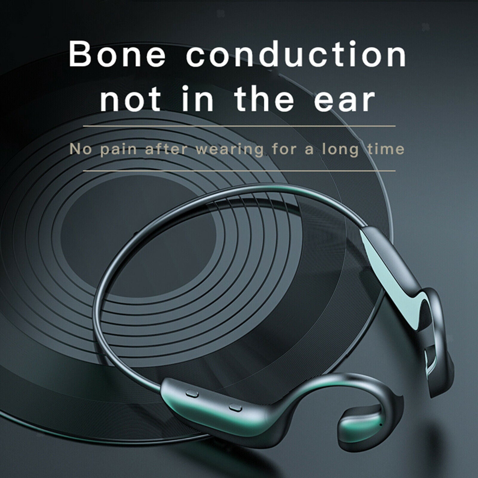 Open Ear Bone Conduction Headphones Bluetooth 5.1 for Gym Sports Fitness