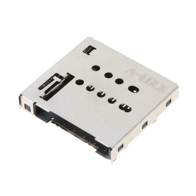 Metal Memory Card Slot Socket Replacement Parts for NS Switch Console Host
