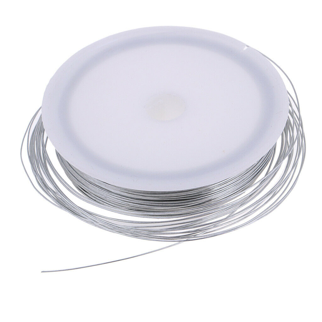 40m Length 0.5mm Diameter Iron Wire Thin Iron Line For DIY Models Makings &