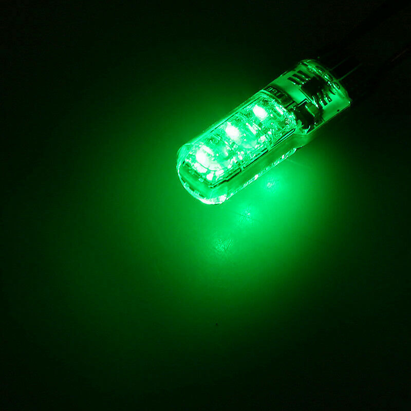 2PCS T10 RGB 6*LED Car Light Remote Control Wedge Side Light Canbus Error Free