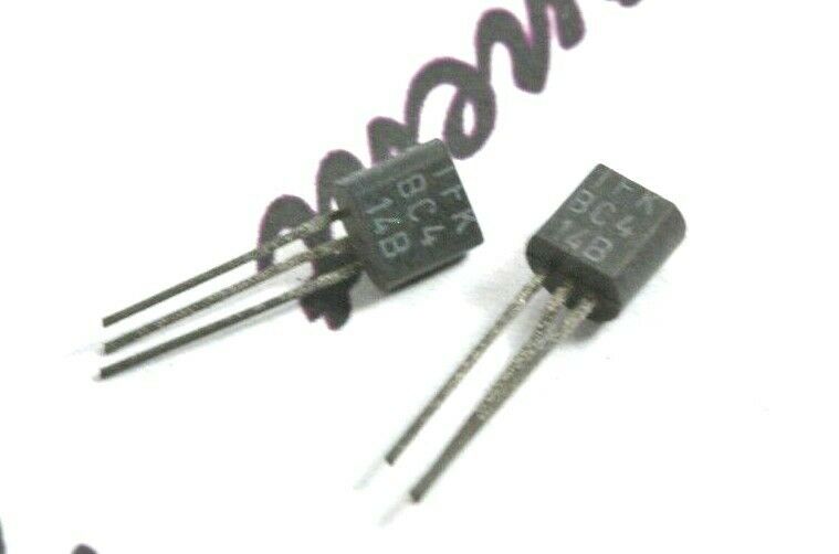 2pcs - TFK BC414B NPN 0.3W 45V 0.1A Transistor - NOS