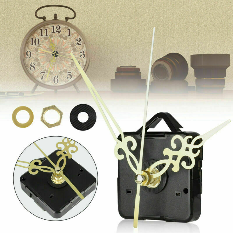 DIY Black Quartz Wall Clock Movement Mechanism Replacement Repair Tool New