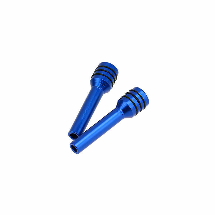 2PC Car Truck Auto Interior Door Lock Locking Knob Pull Pins Aluminum Alloy Blue