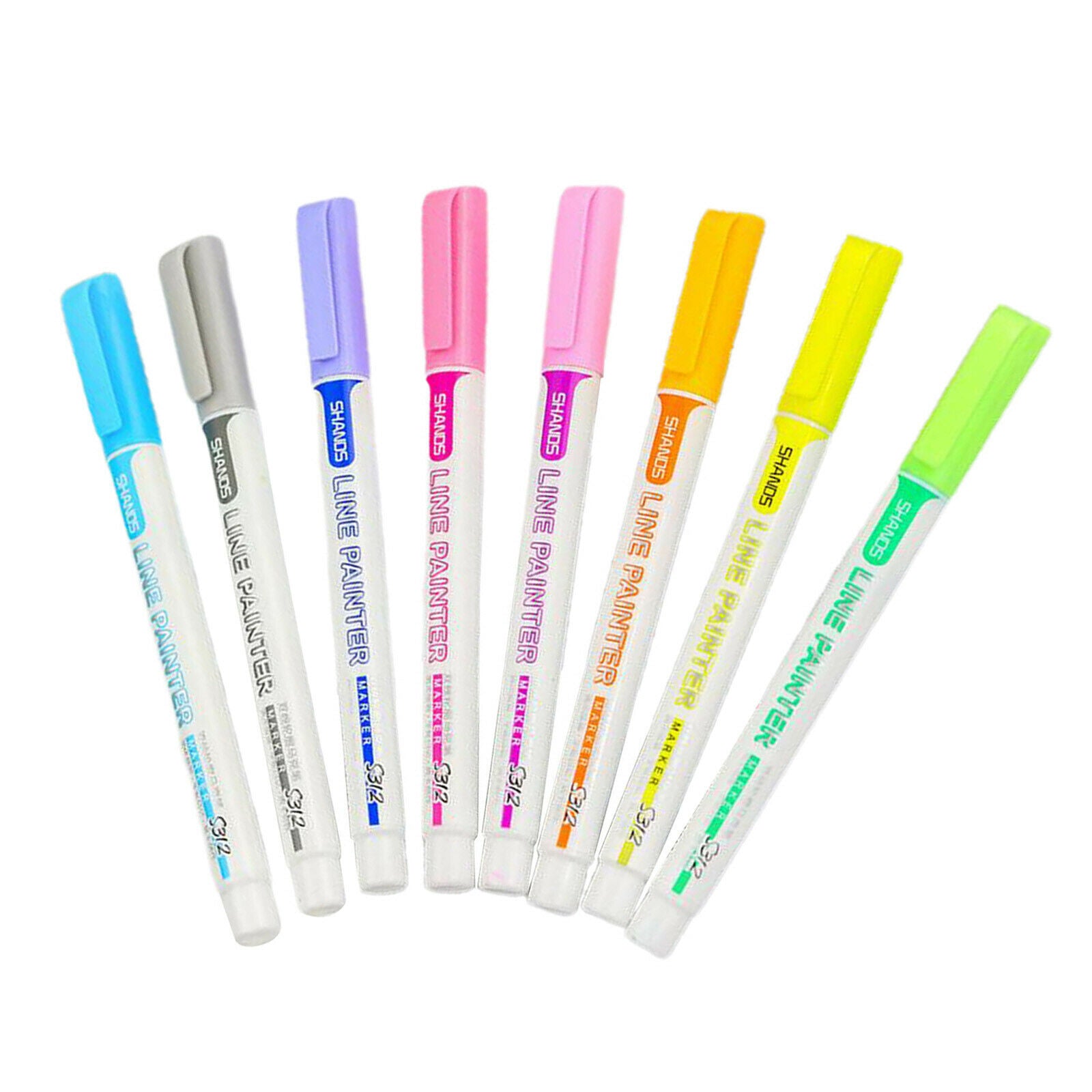 8Color Drawing Double Line Outline Pen Glitter Marker Pen for Kids School Gifts