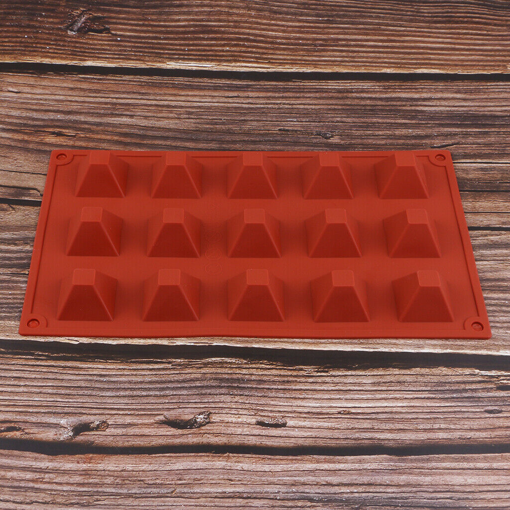 15 - Cavity   Silicone   Pyramid   Shape   Silicone   Mold   Fondant   Cake