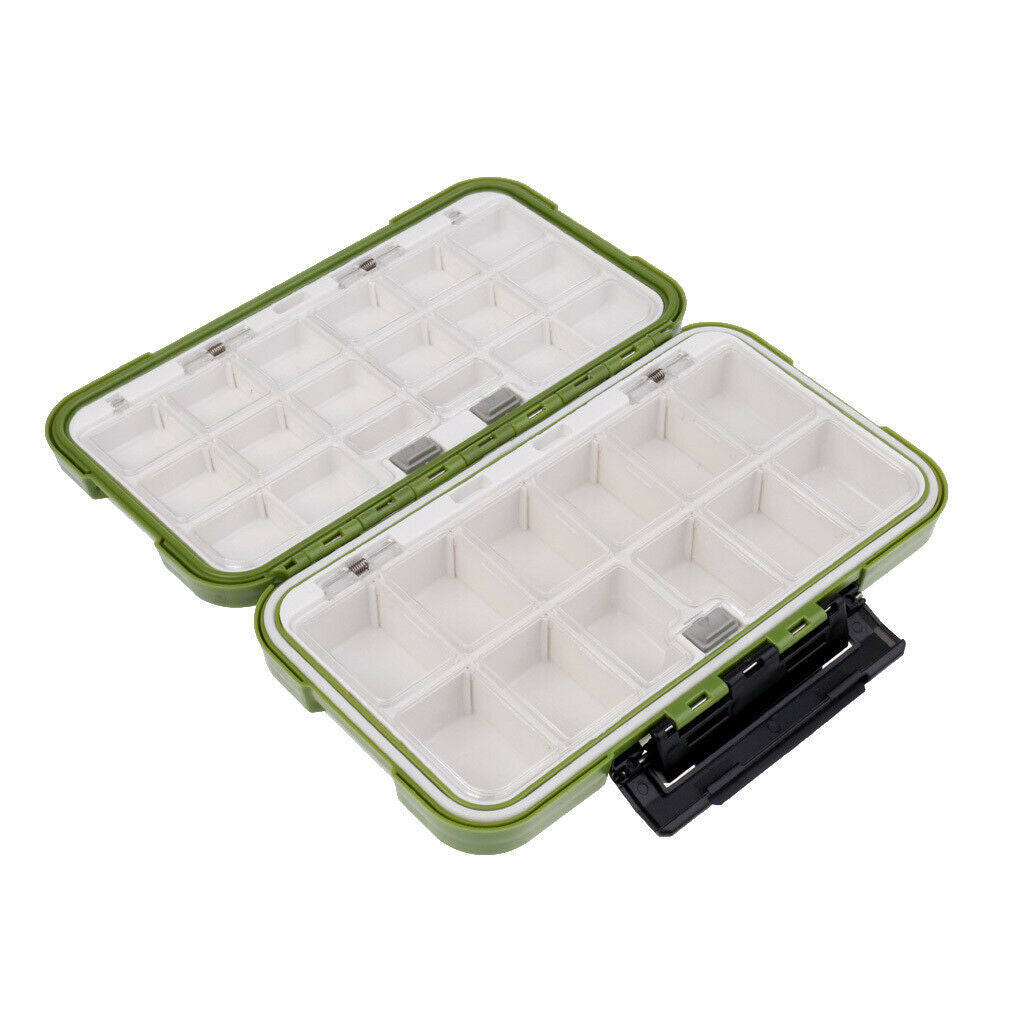 36 Slot Waterproof Fishing Tackle Box Hooks Lure Tool Storage Case Organizer