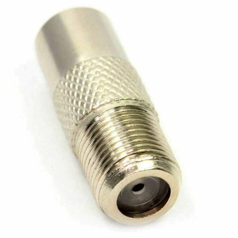 5X(F type screw connector Female to RF coax antenna male adapter G8A1)