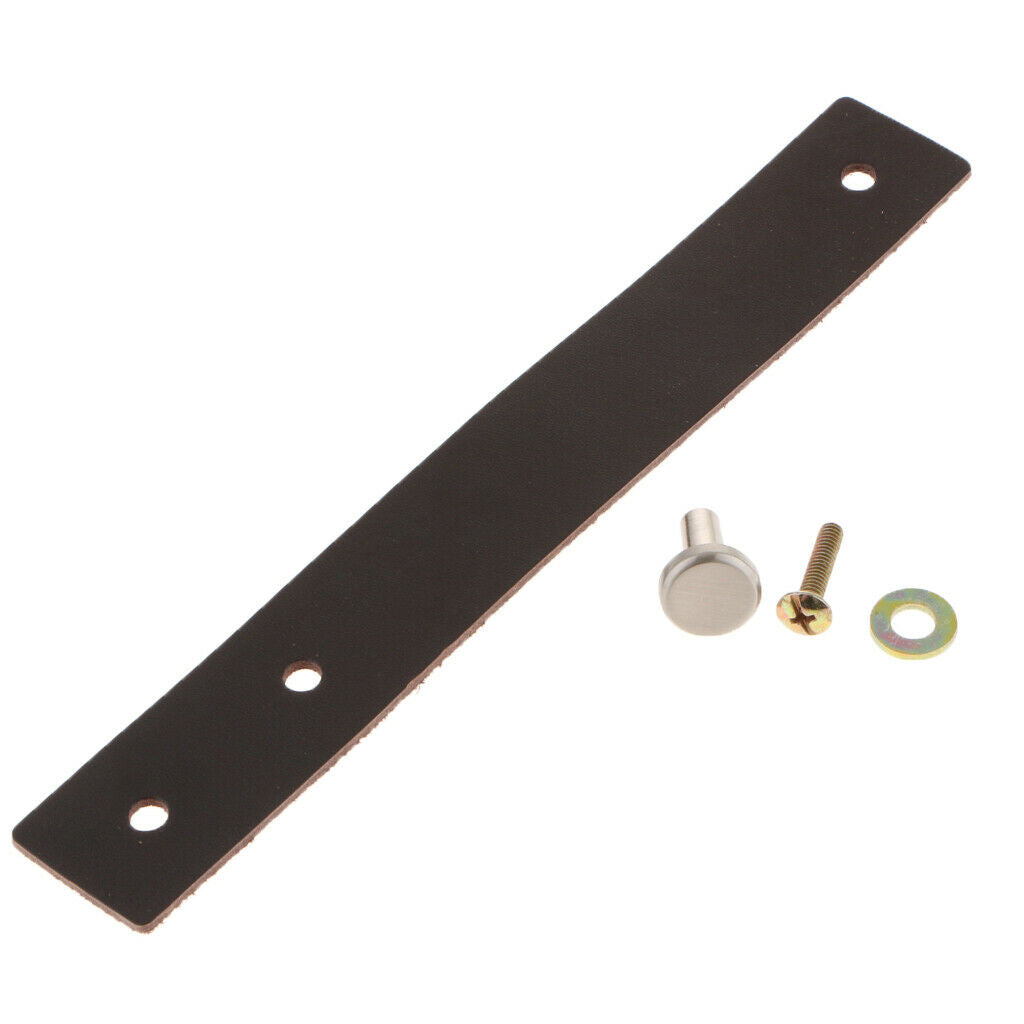 Luggage Handle Cabinet Closet Door Pull Handle for Dresser Drawer Dark Brown