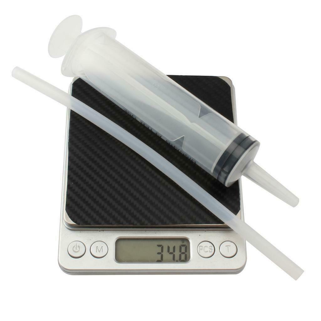 2x Durable Bike Tire Filling Syringe Universal Repair Sealant Injector