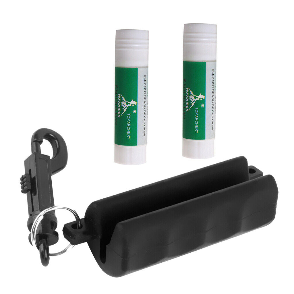 2 Pieces Archery Compound & Recurve Bow String Wax + Archery Arrow Puller