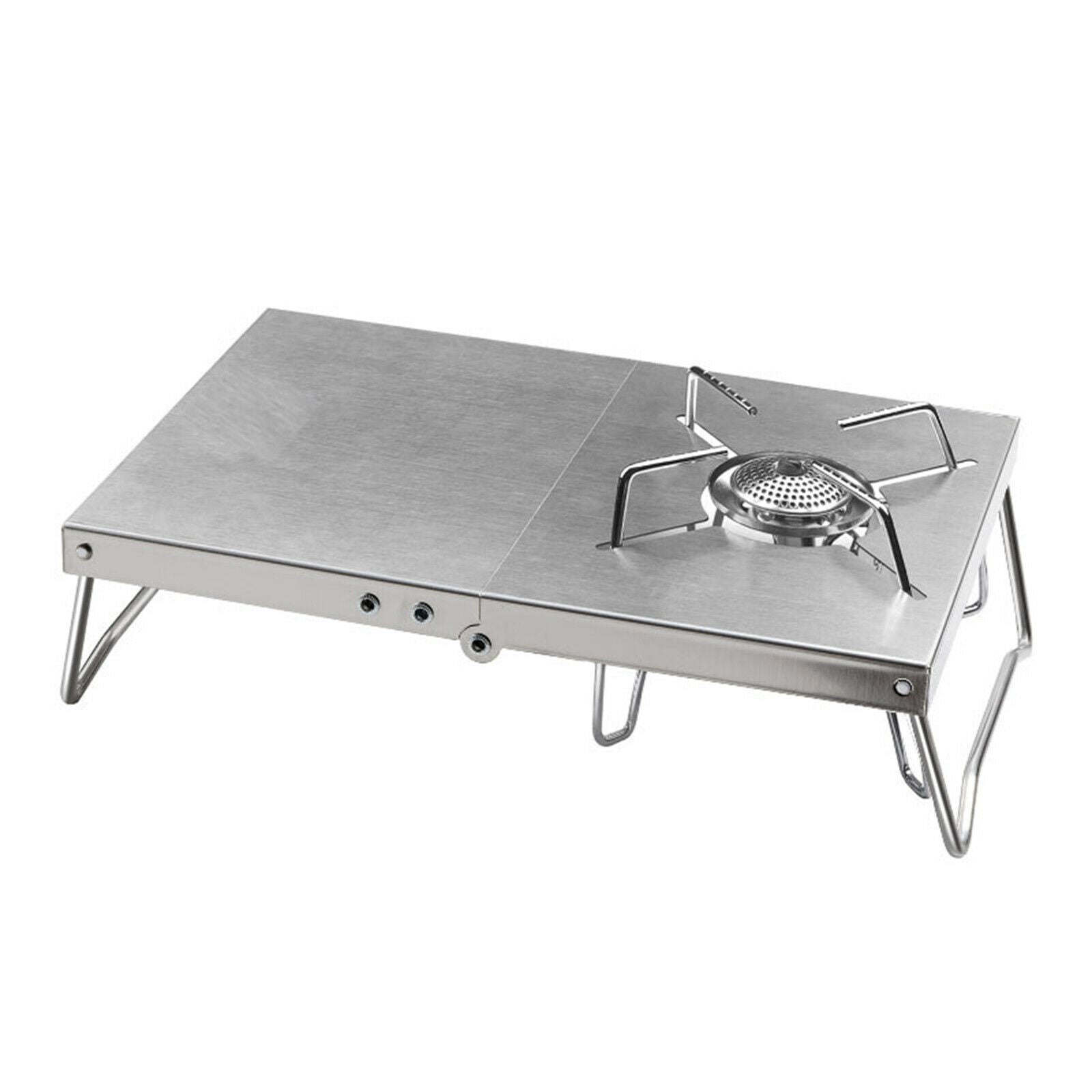 Outdoor Folded Table Camping Gas Stove Stand Holder BBQ Desk Hiking Supplies